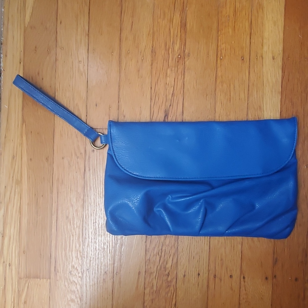 Vegan Blue clutch